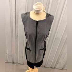 Halogen Elegant Black and Gray Dress
